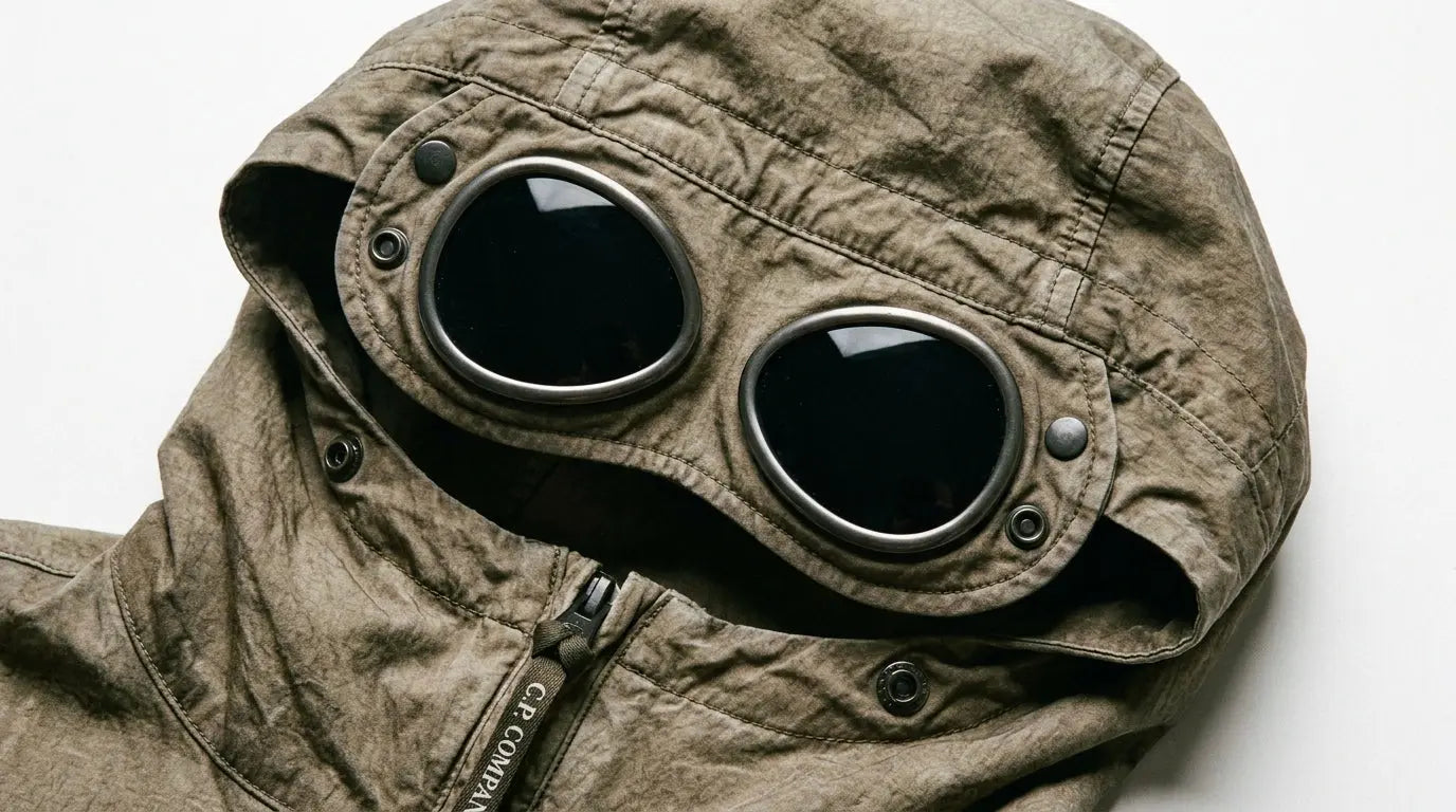 C.P. Company histoire et l'invention des Goggle Jackets