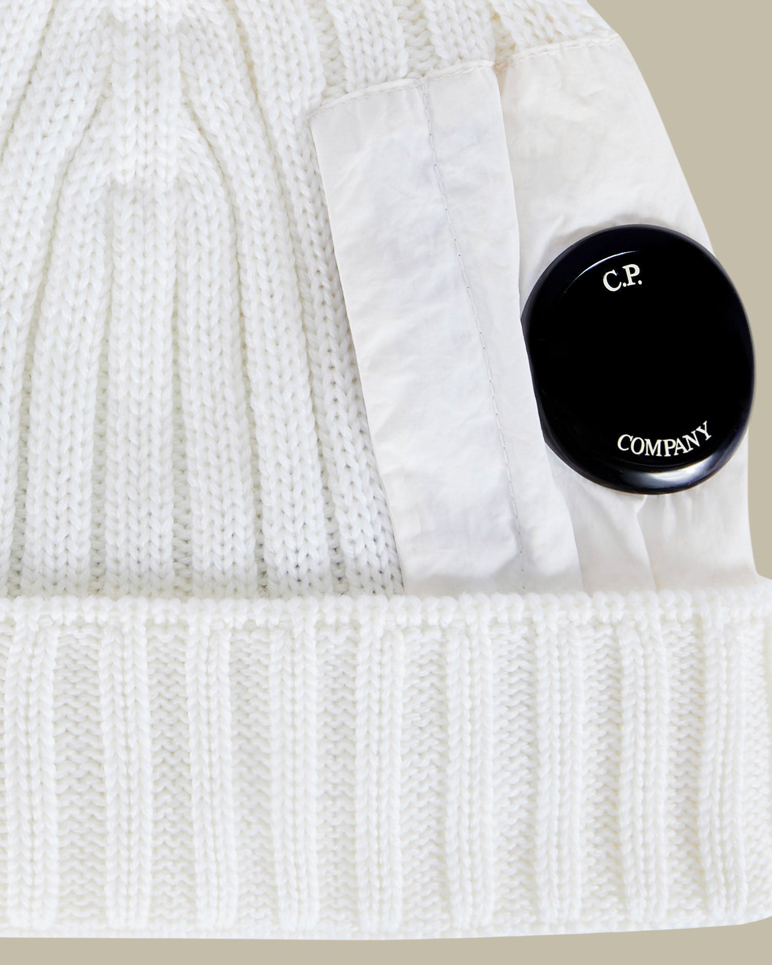 Bonnet C.P. Company Blanc - Poche