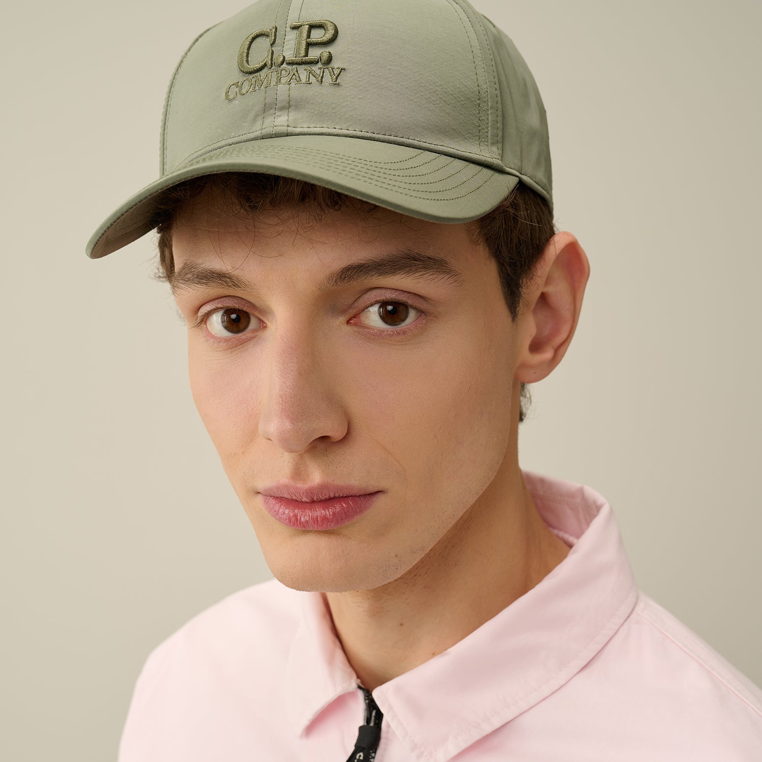 Casquette C.P. Company Kaki - Chrome-R