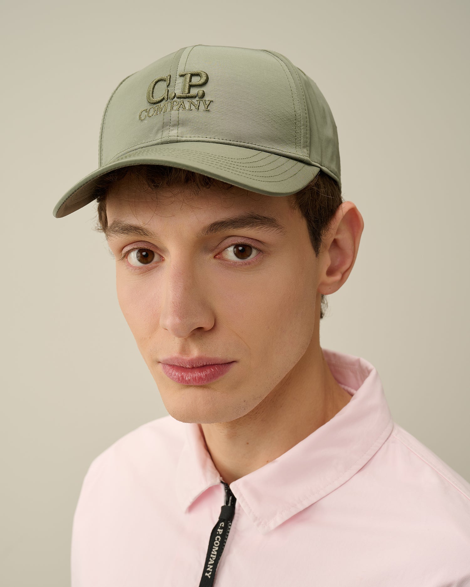 Casquette C.P. Company Kaki - Chrome-R