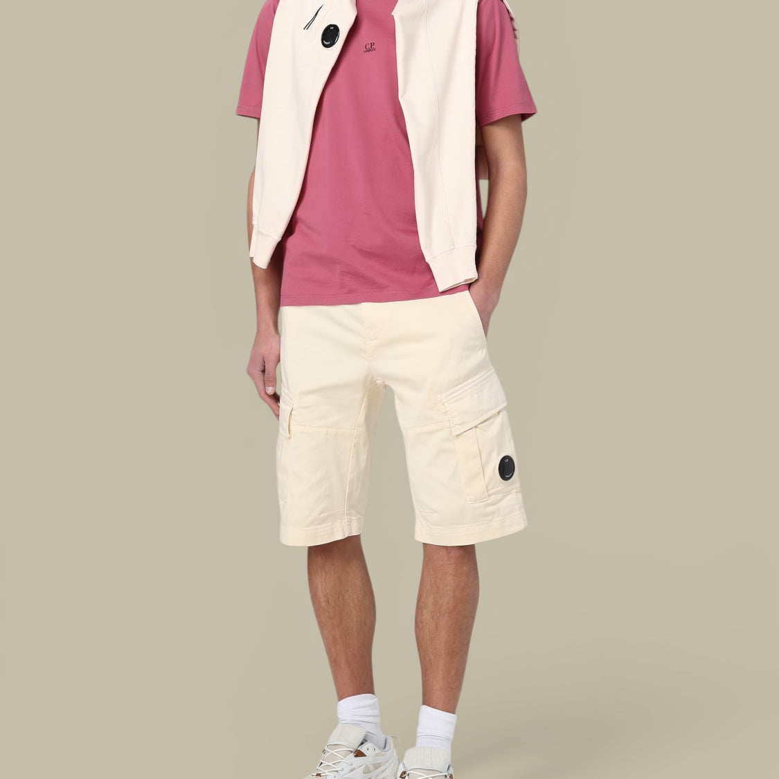 Short - C.P. Company - Beige C.P. Company