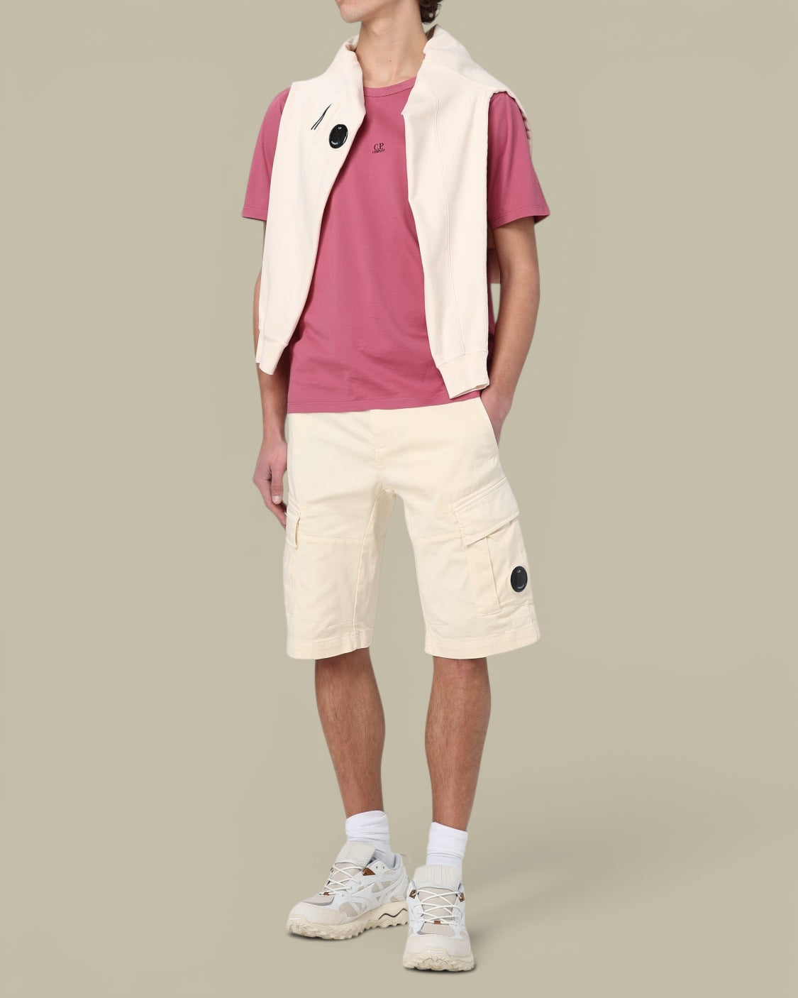 Short - C.P. Company - Beige C.P. Company