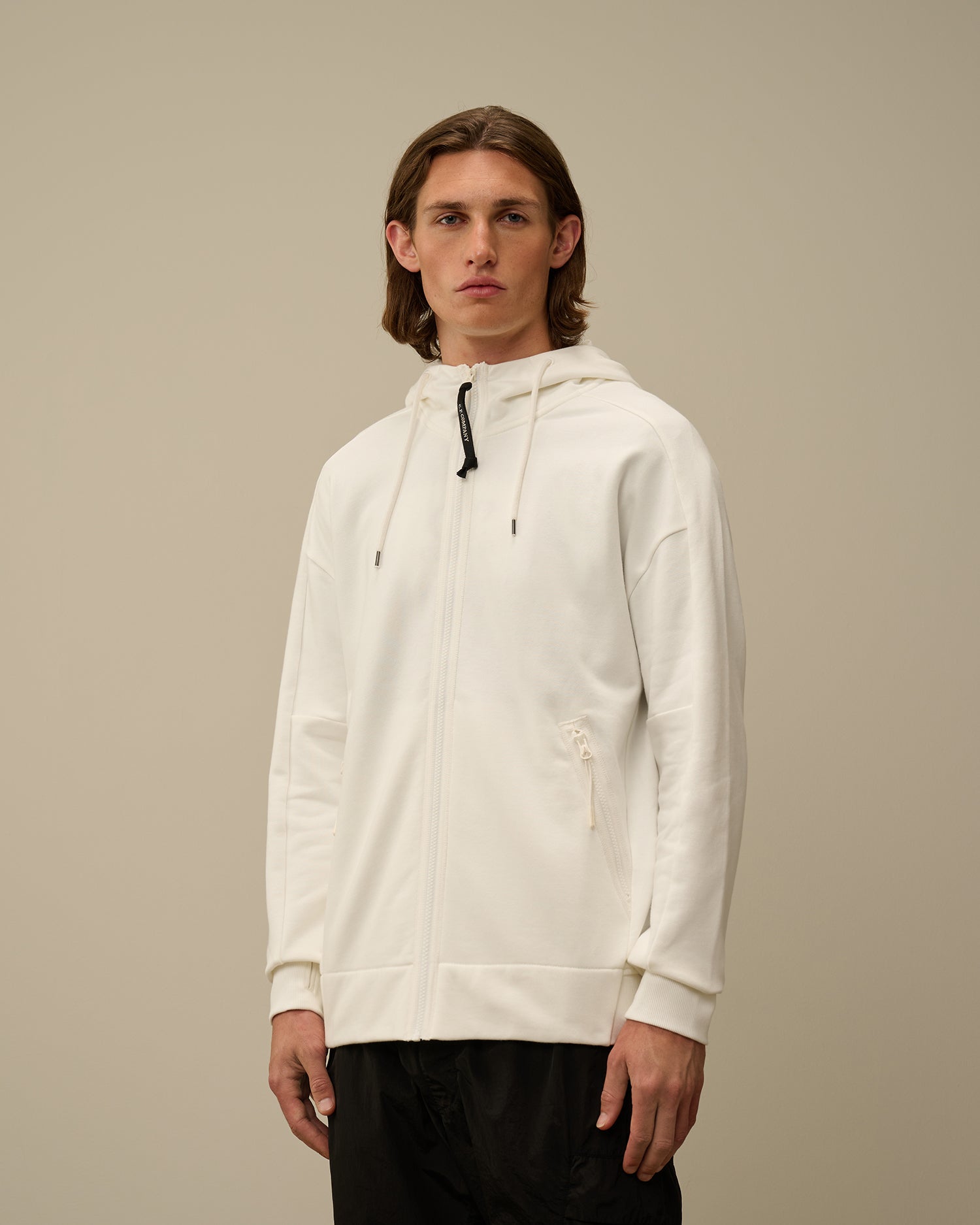 Veste C.P. Company Blanc - Goggle jacket