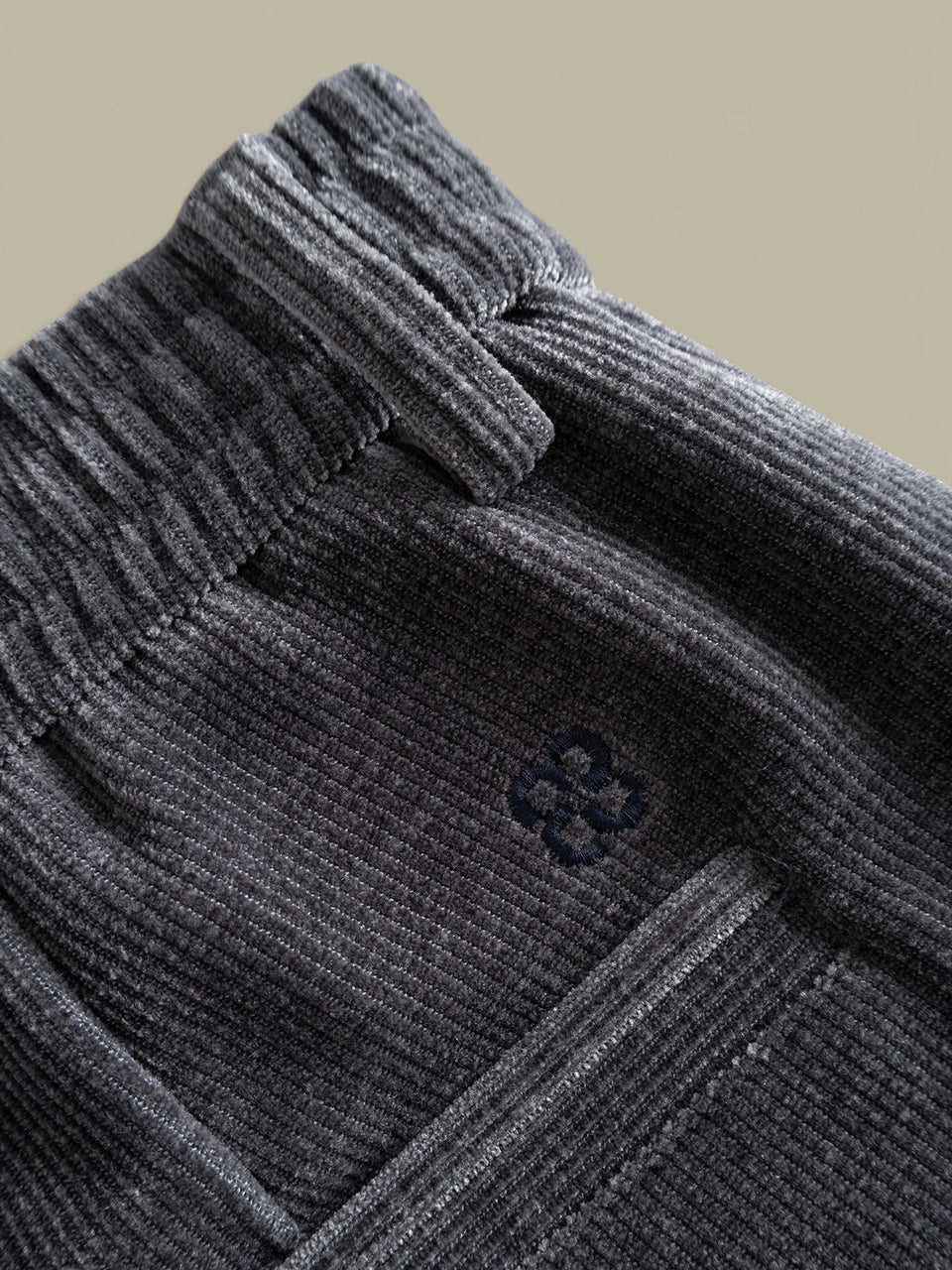 Pantalon  Gabba en Velours Côtelé - Gris
