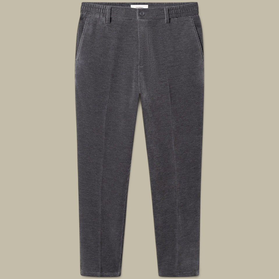 Pantalon  Gabba en Velours Côtelé - Gris