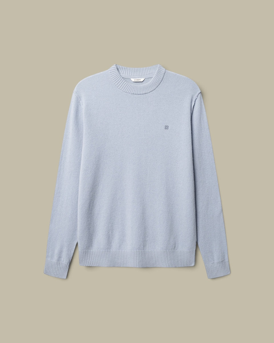 Pull Gabba Bleu Ciel - Laine
