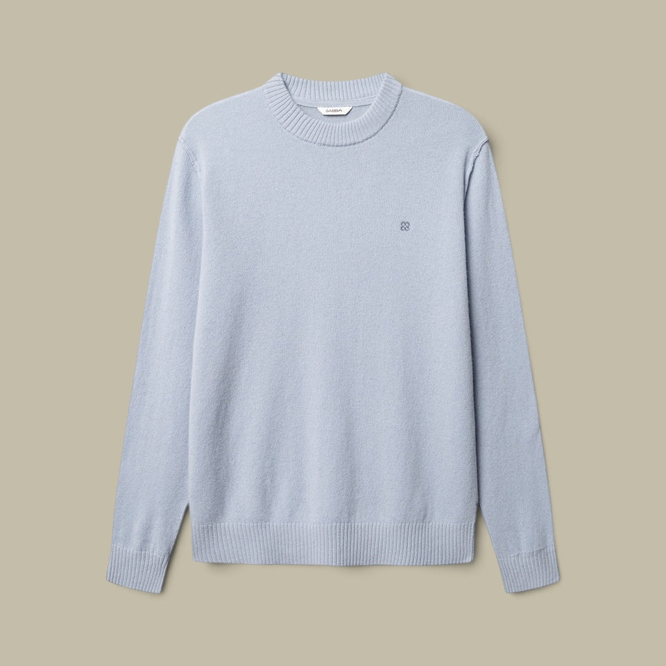 Pull Gabba Bleu Ciel - Laine