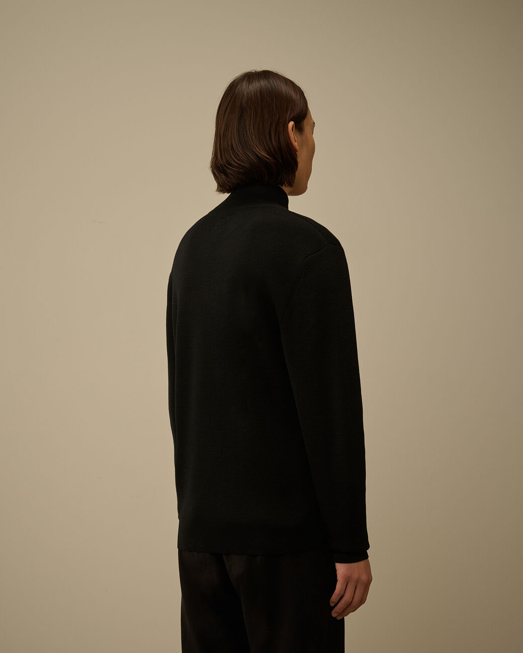 Cardigan C.P. Company Noir - Re-Wool