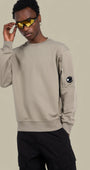 Sweat C.P. Company Gris - Crewneck Lens