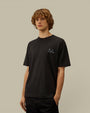 T-Shirt C.P. Company Bleu Marine - Logo Dans Le Dos C.P. Company