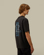 T-Shirt C.P. Company Bleu Marine - Logo Dans Le Dos C.P. Company