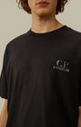 T-Shirt C.P. Company Bleu Marine - Logo Dans Le Dos C.P. Company