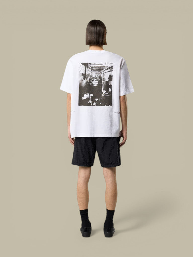 T-shirt Stone Island Blanc - Coton Épais Stone Island
