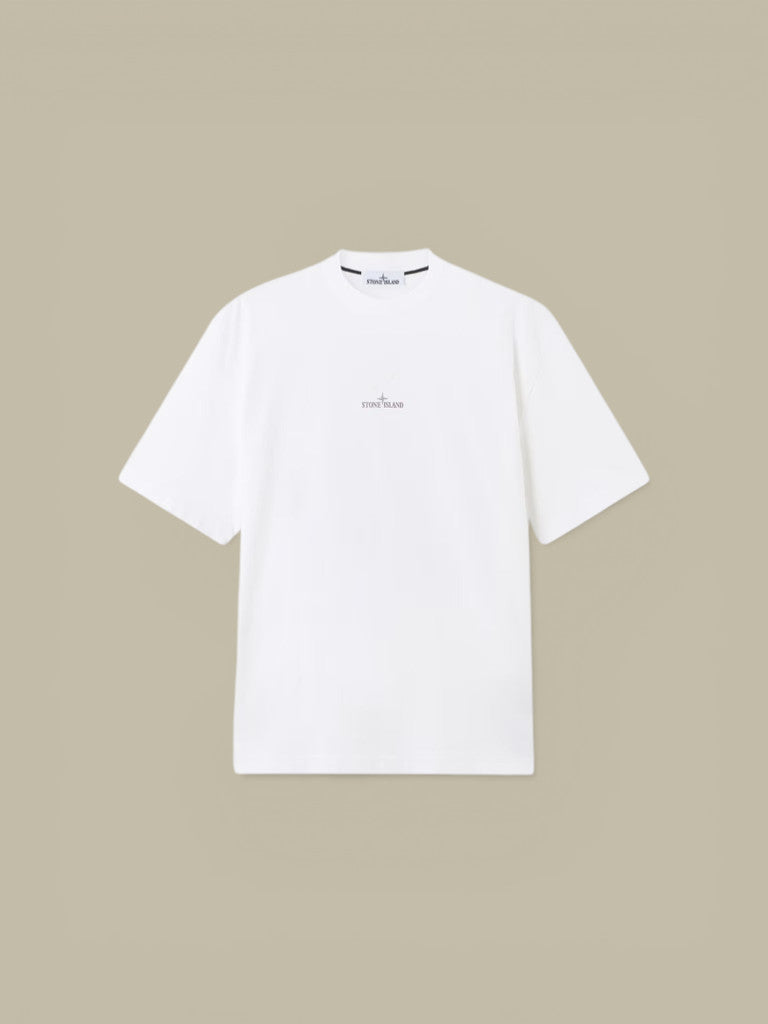 T-shirt Stone Island Blanc - Coton Épais Stone Island