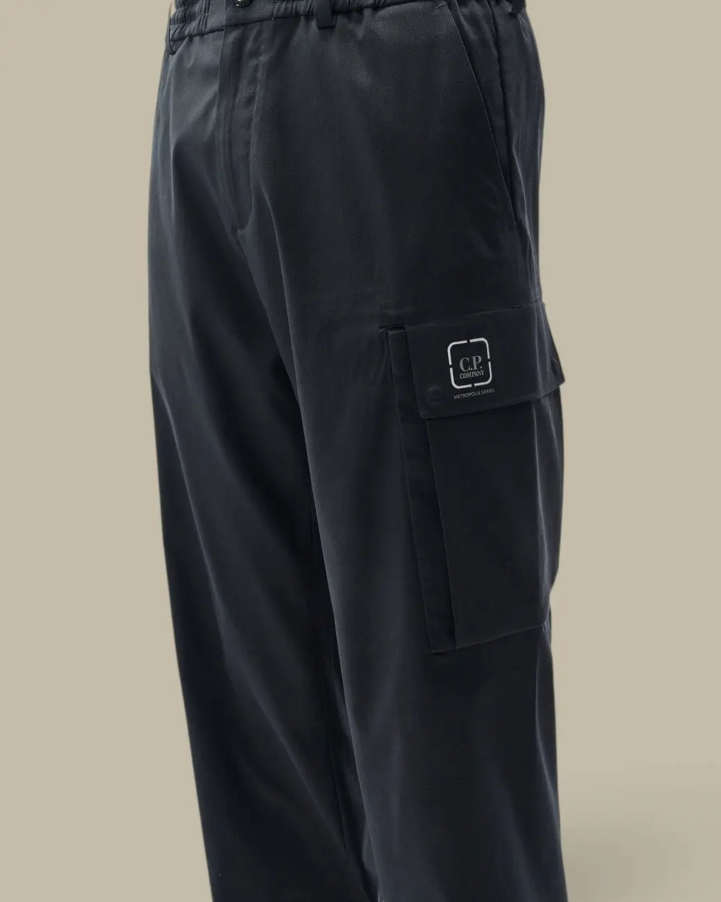Pantalon C.P. Company Metropolis Noir - Tecnical Panama C.P. Company Metropolis