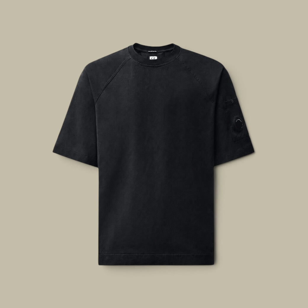 T-Shirt C.P. Company Noir - Lens