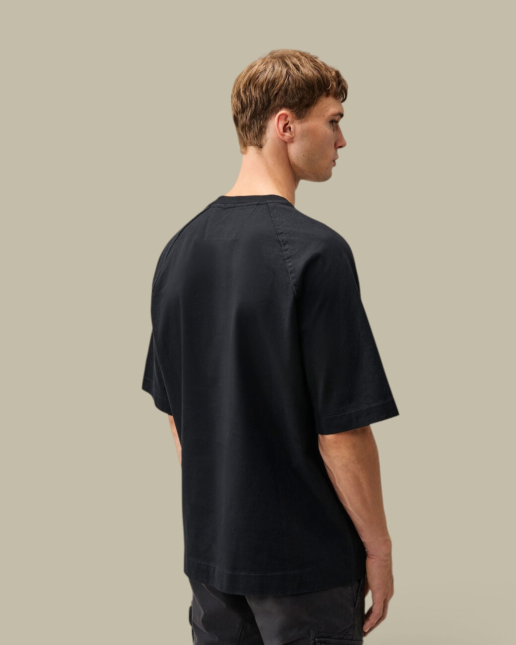 T-Shirt C.P. Company Noir - Lens