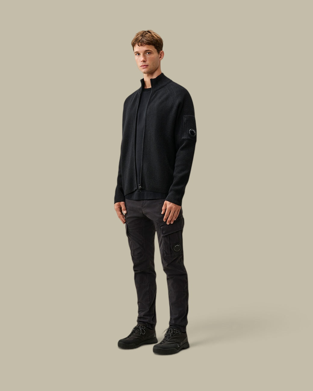 T-Shirt C.P. Company Noir - Lens