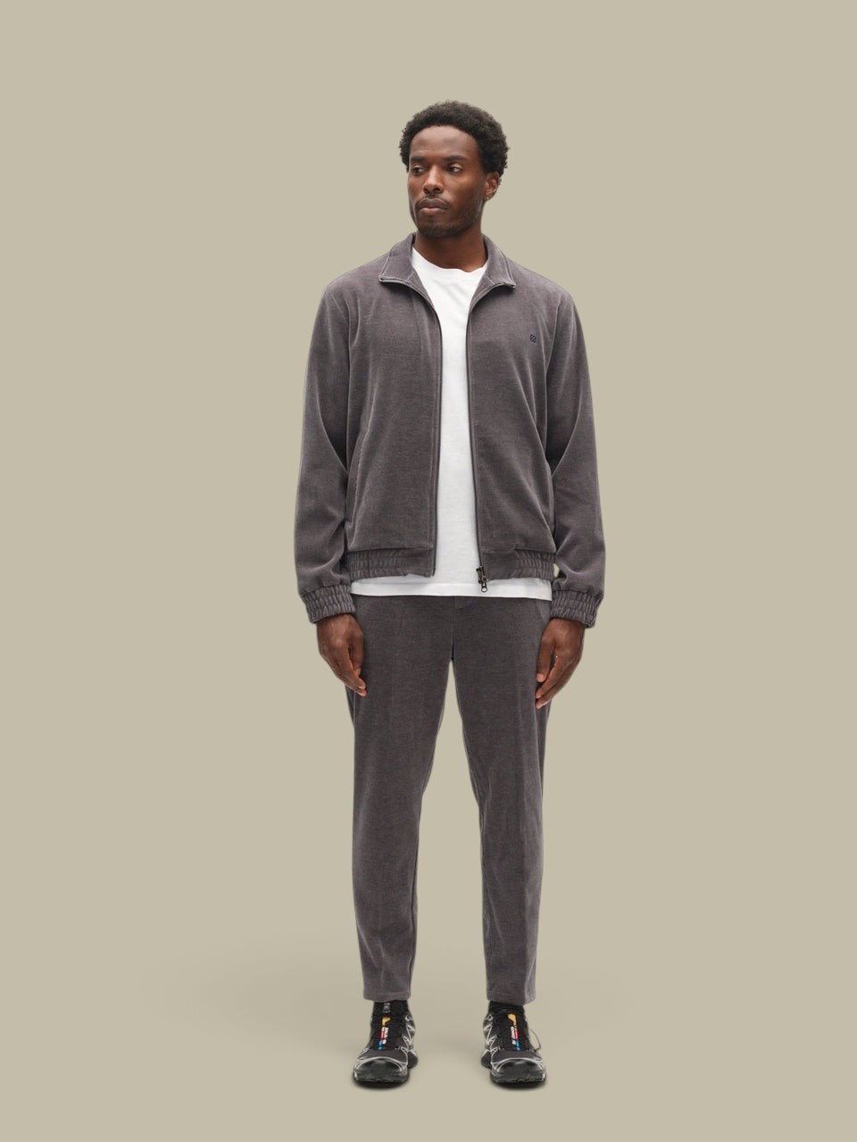 Pantalon  Gabba en Velours Côtelé - Gris