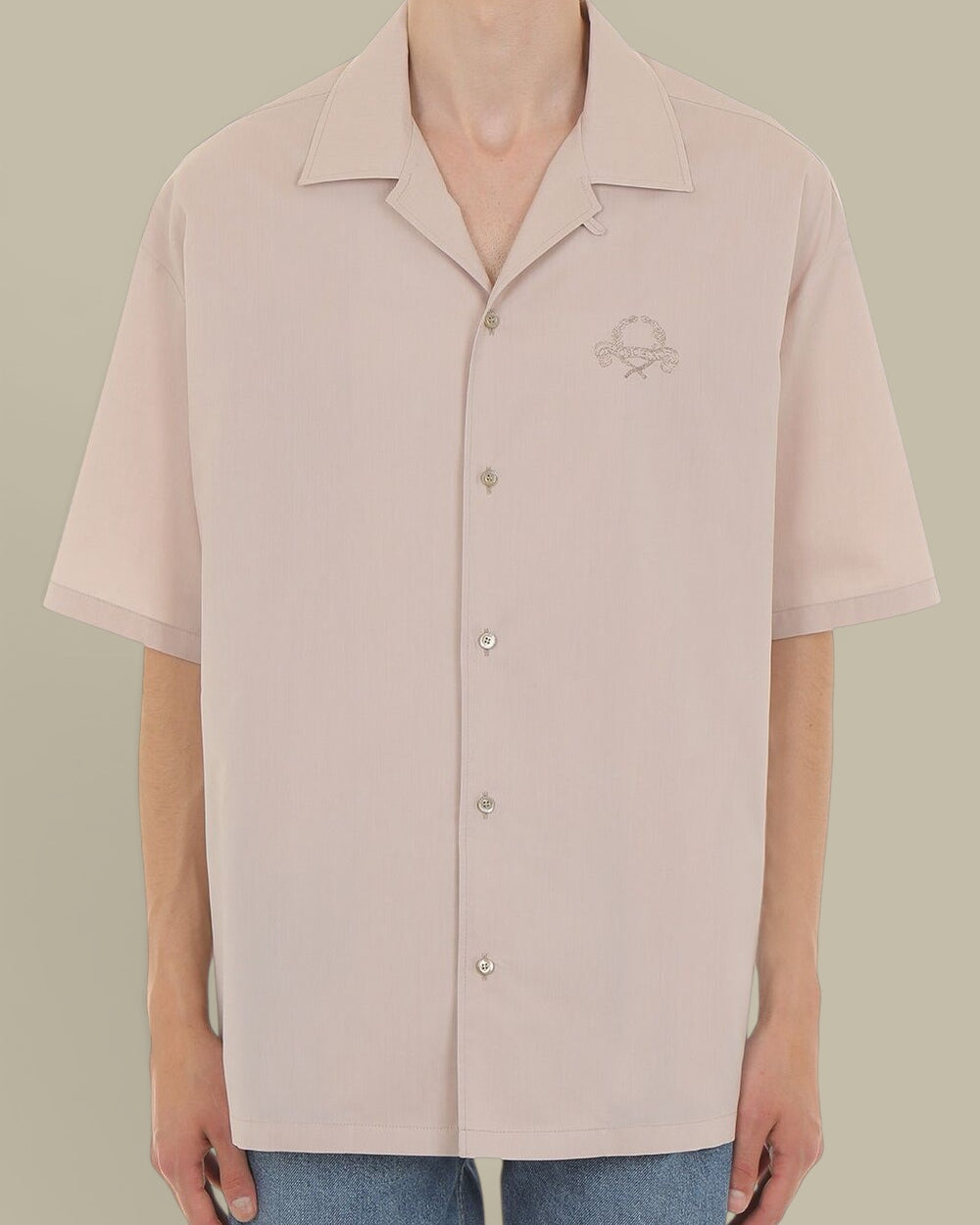 Chemise - Manche courte - Moschino - Beige Moschino