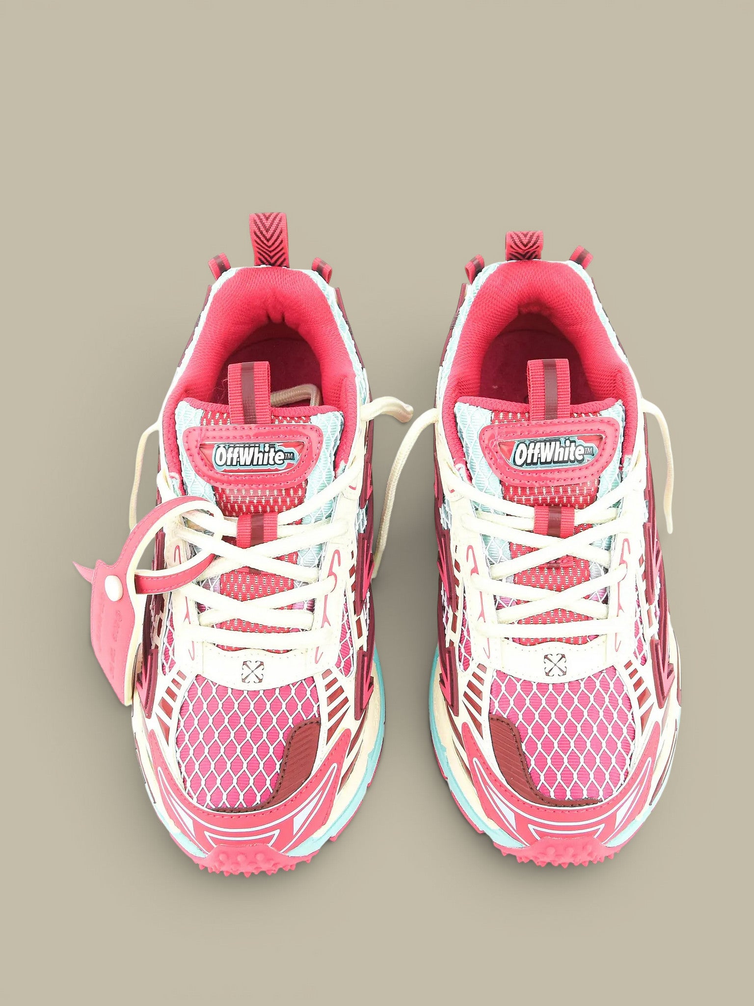 Sneakers Off-White Be Right Back  -  Pink Blue Off-White