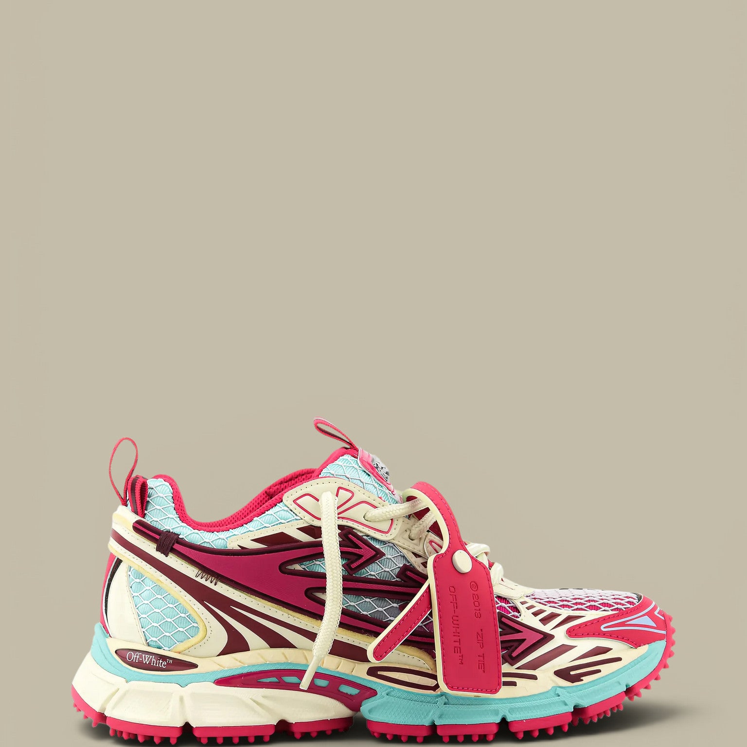Sneakers Off-White Be Right Back  -  Pink Blue Off-White