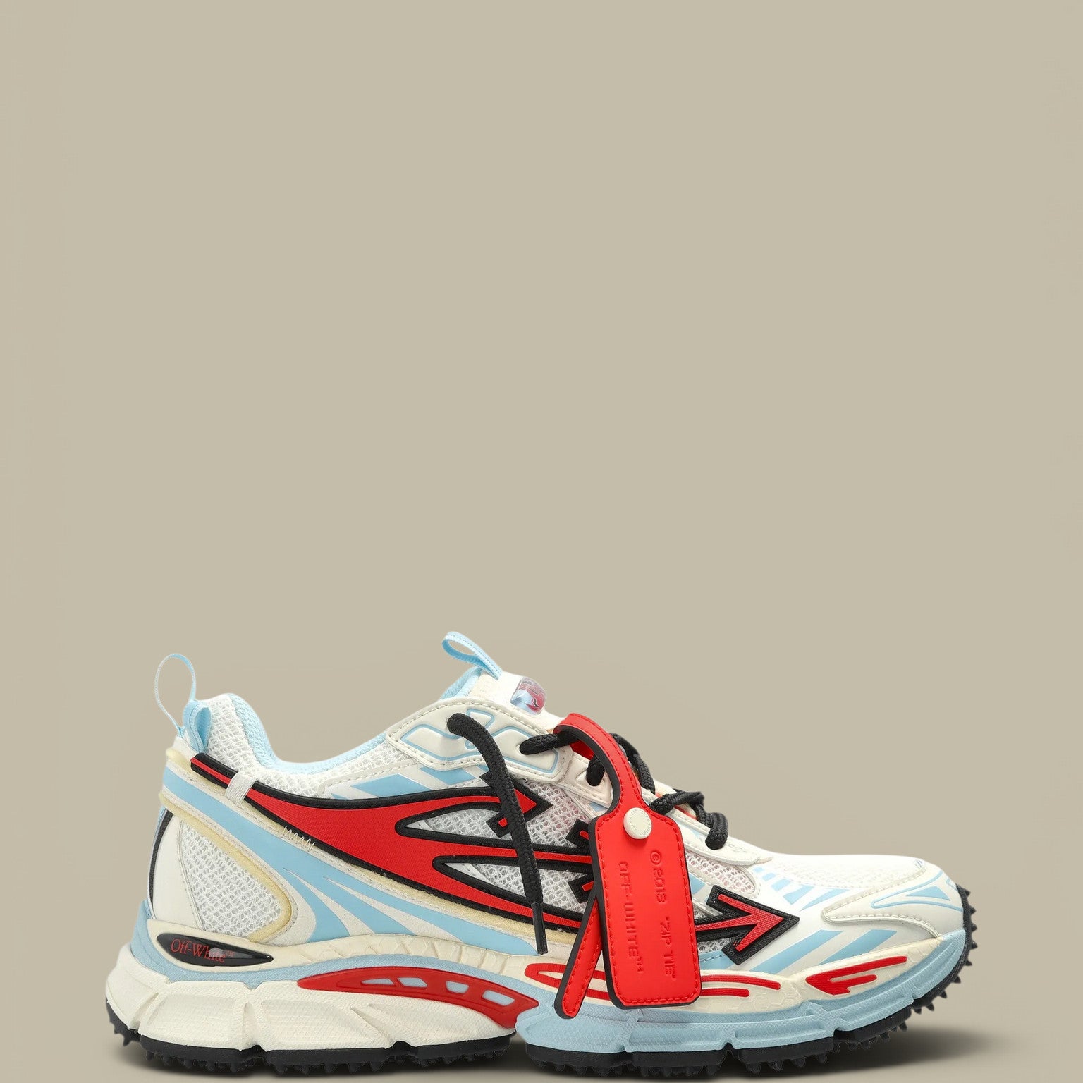 Sneakers Off-White Be Right Back  -  Blue Red Off-White