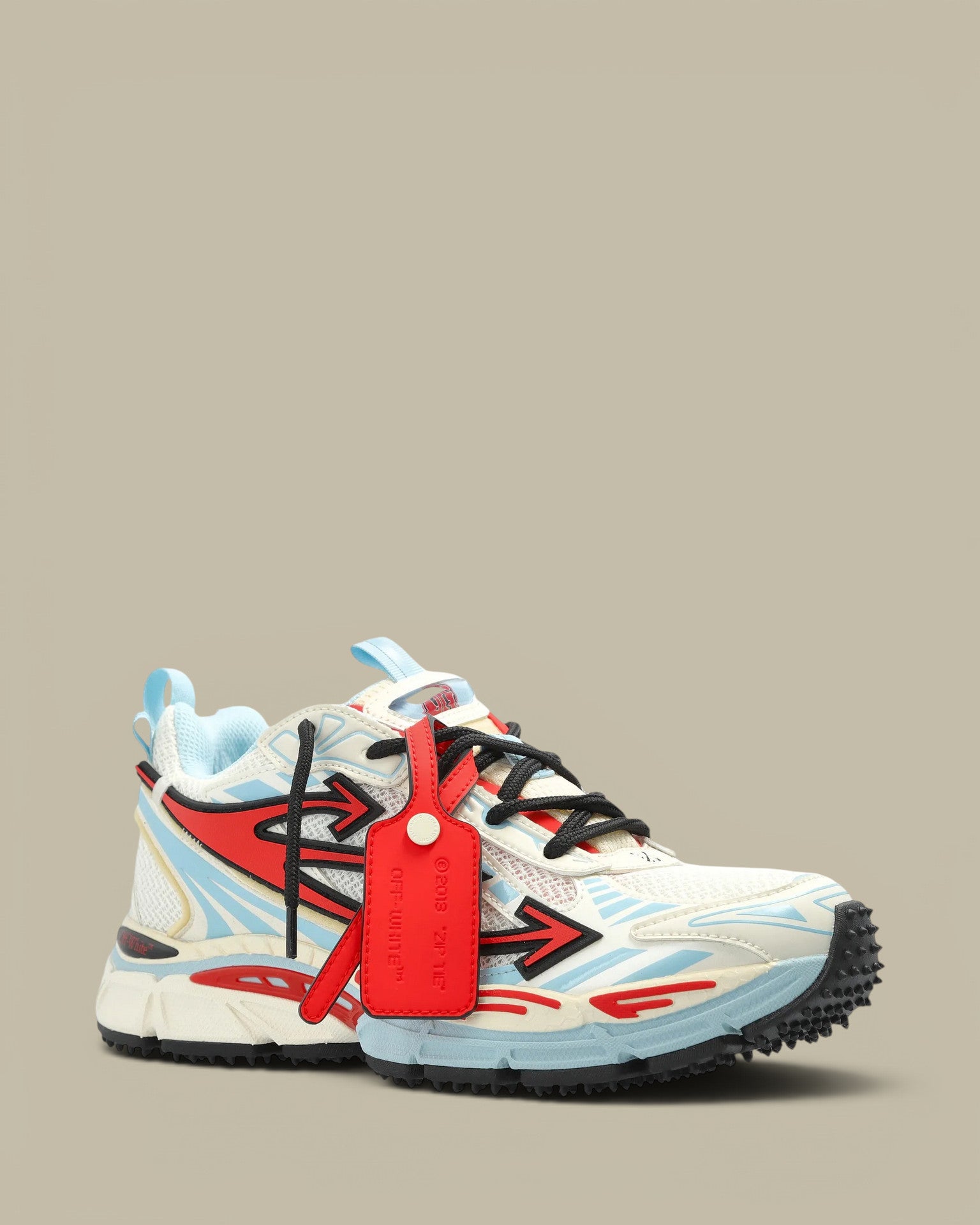 Sneakers Off-White Be Right Back  -  Blue Red Off-White