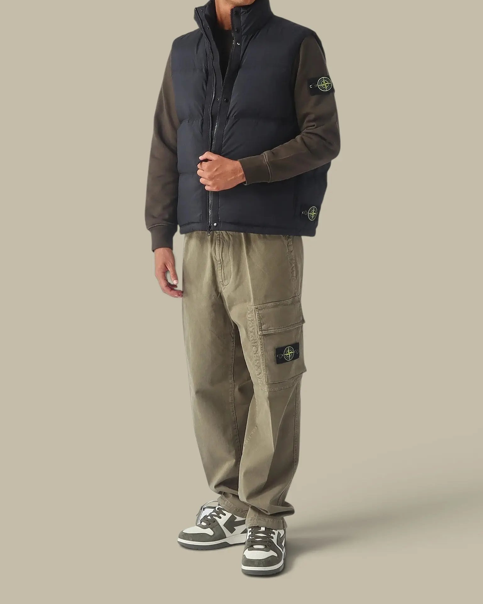 Doudoune Sans Manches Stone island Noir - Matt Ripstop Cordura Stone Island