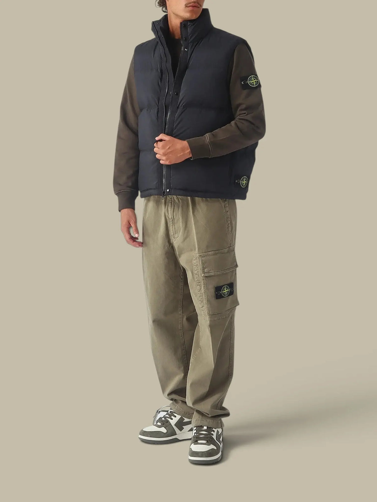 Doudoune Sans Manches Stone island Noir - Matt Ripstop Cordura Stone Island