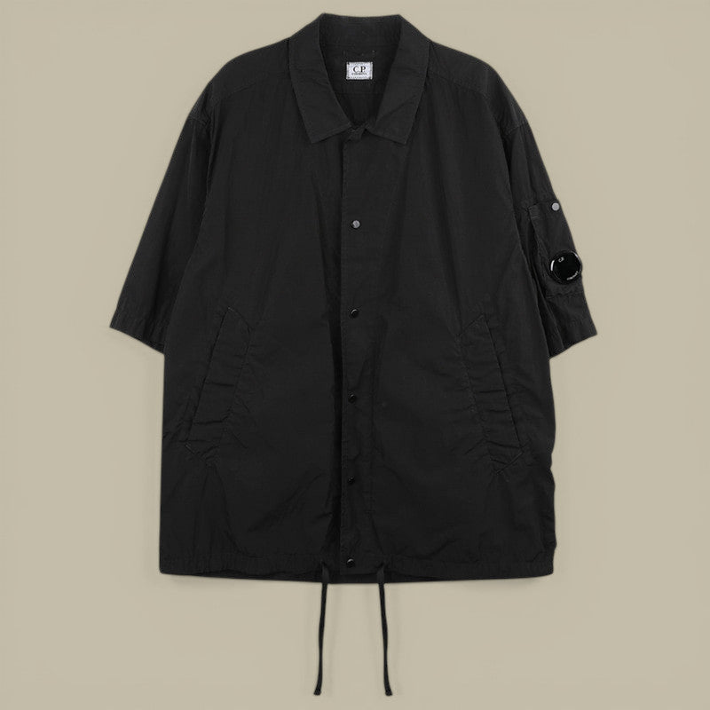 Chemise Manches Courtes C.P. Company Noir - Chrome-R C.P. Company