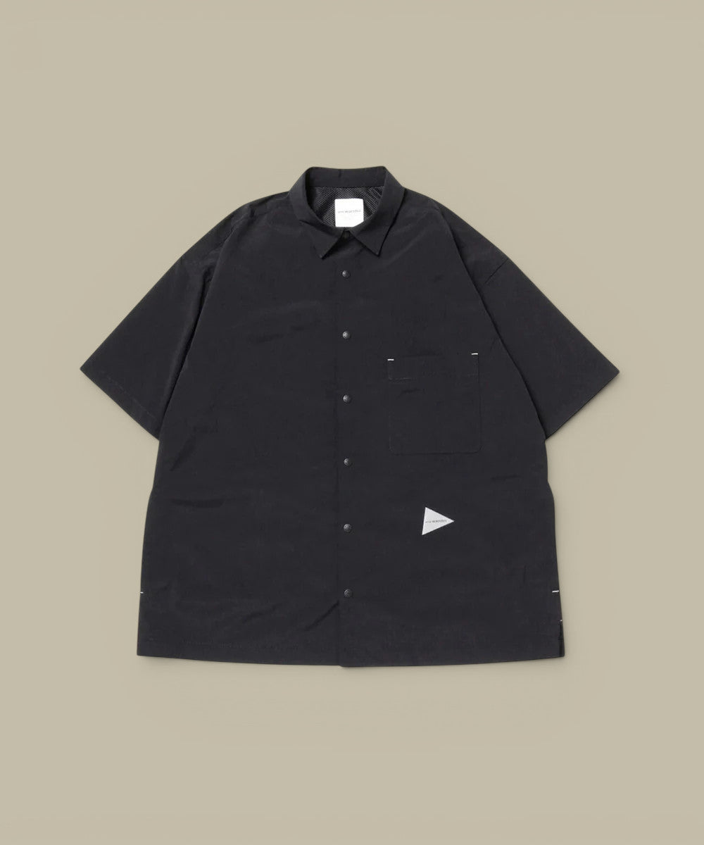 Chemise Manches Courtes And wander - Noir And Wander