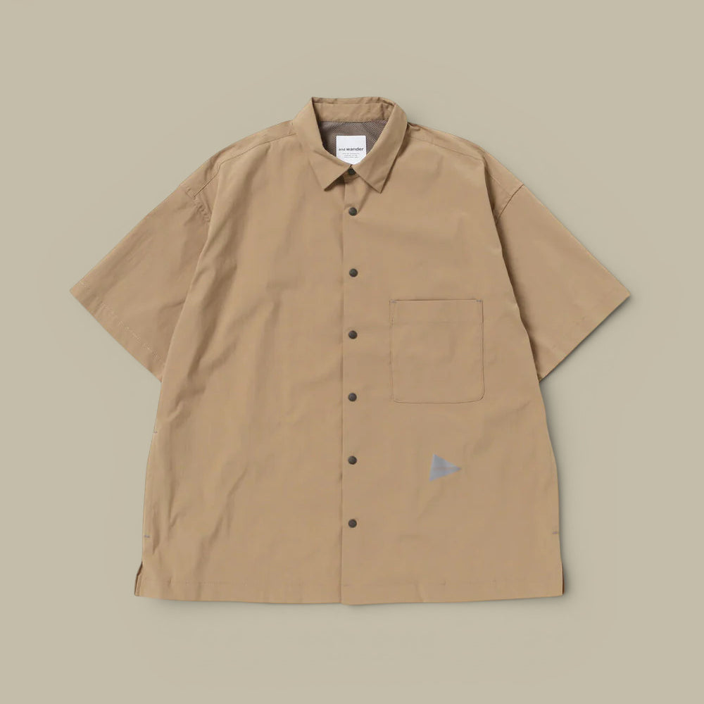 Chemise Manches Courtes And wander - Beige And Wander
