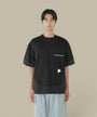 T-Shirt And wander Noir - Bi matière And Wander