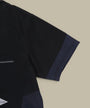 T-Shirt And wander Noir - Bi matière And Wander