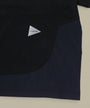 T-Shirt And wander Noir - Bi matière And Wander