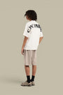T-Shirt C.P. Company Blanc - Logo Dans Le Dos C.P. Company