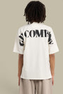 T-Shirt C.P. Company Blanc - Logo Dans Le Dos C.P. Company