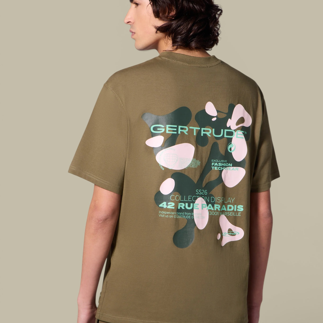 T-Shirt Gertrude Beige - Leonce Spot KHAKI Gertrude