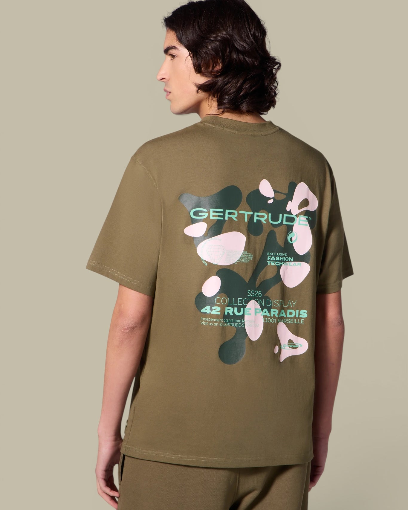 T-Shirt Gertrude Beige - Leonce Spot KHAKI Gertrude