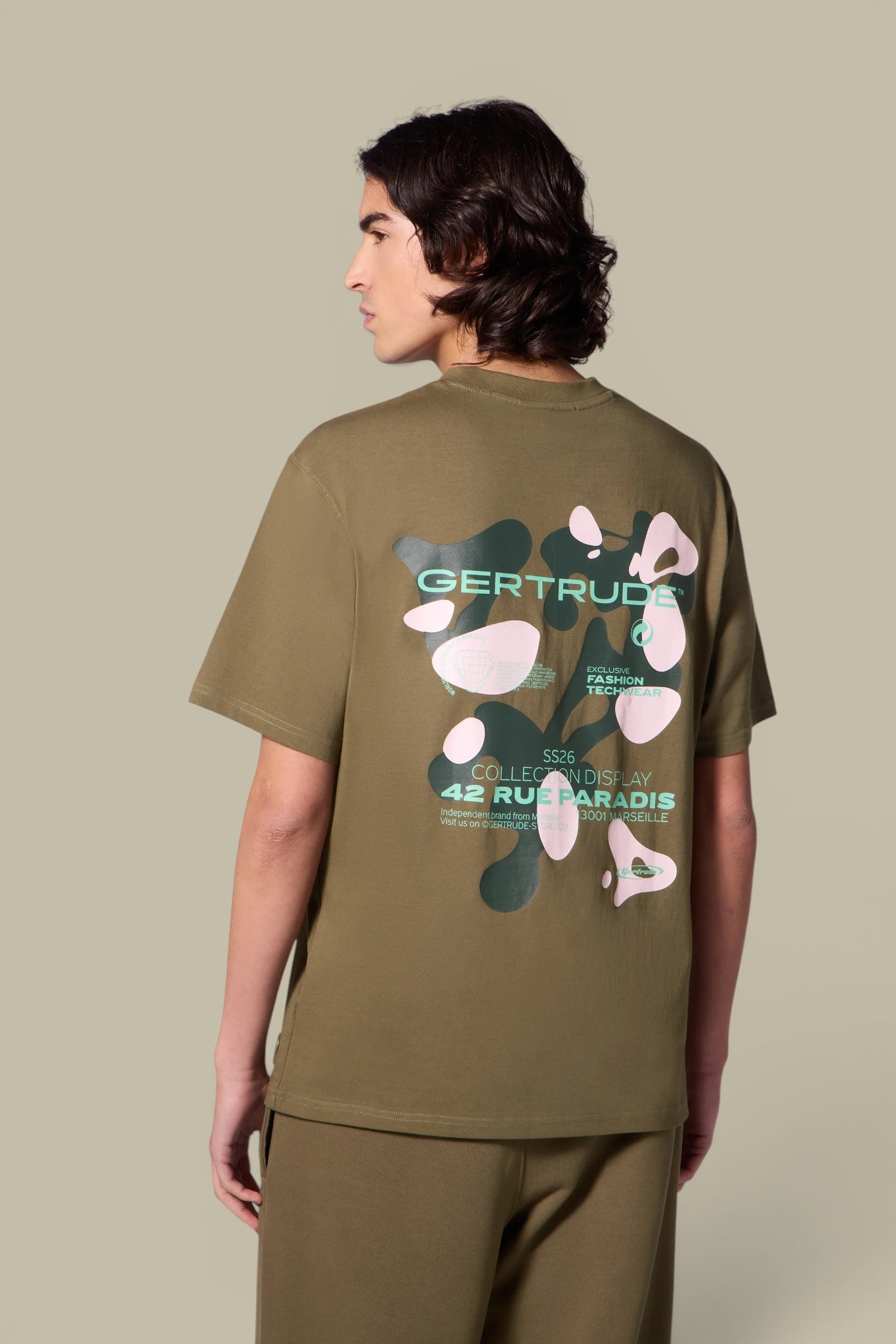 T-Shirt Gertrude Beige - Leonce Spot KHAKI Gertrude