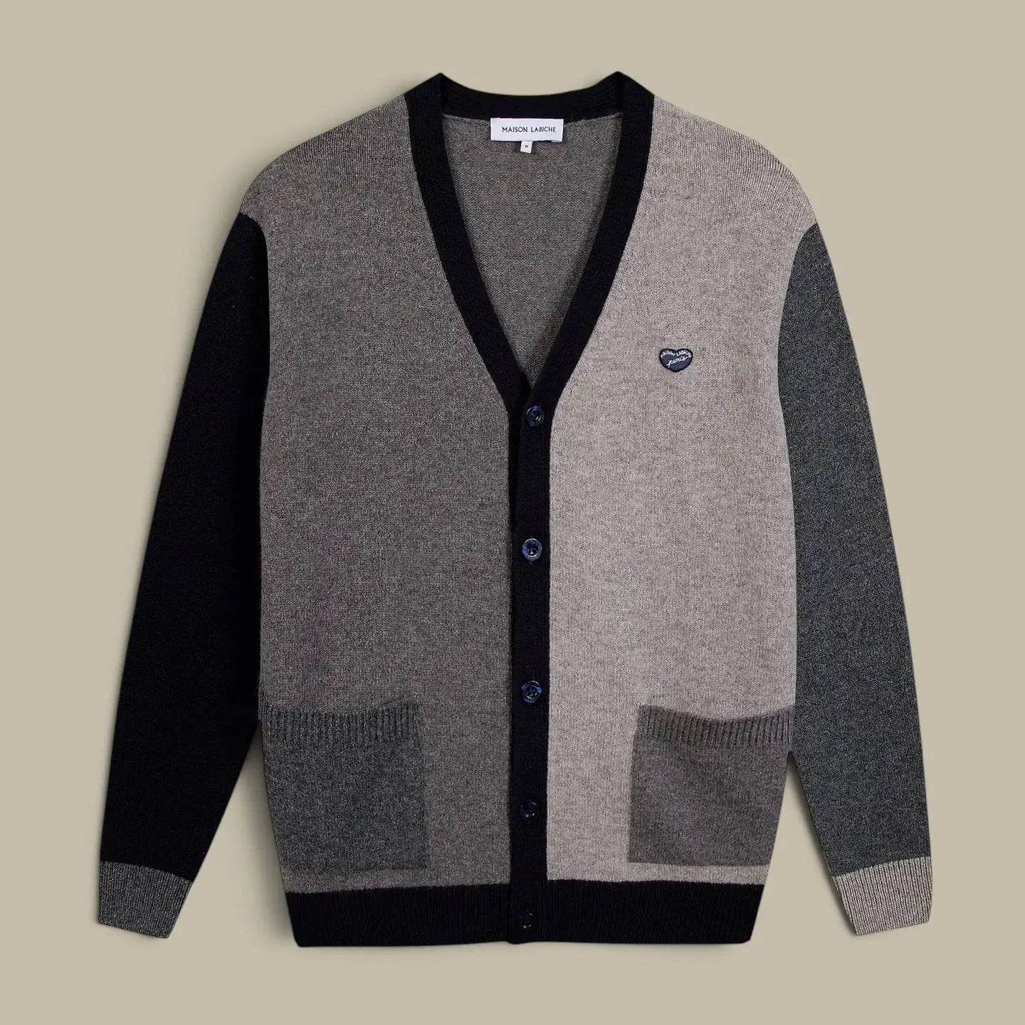 Cardigan Maison Labiche Gris - Laine Maison Labiche