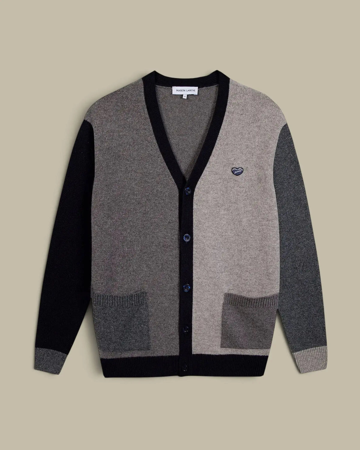 Cardigan Maison Labiche Gris - Laine Maison Labiche