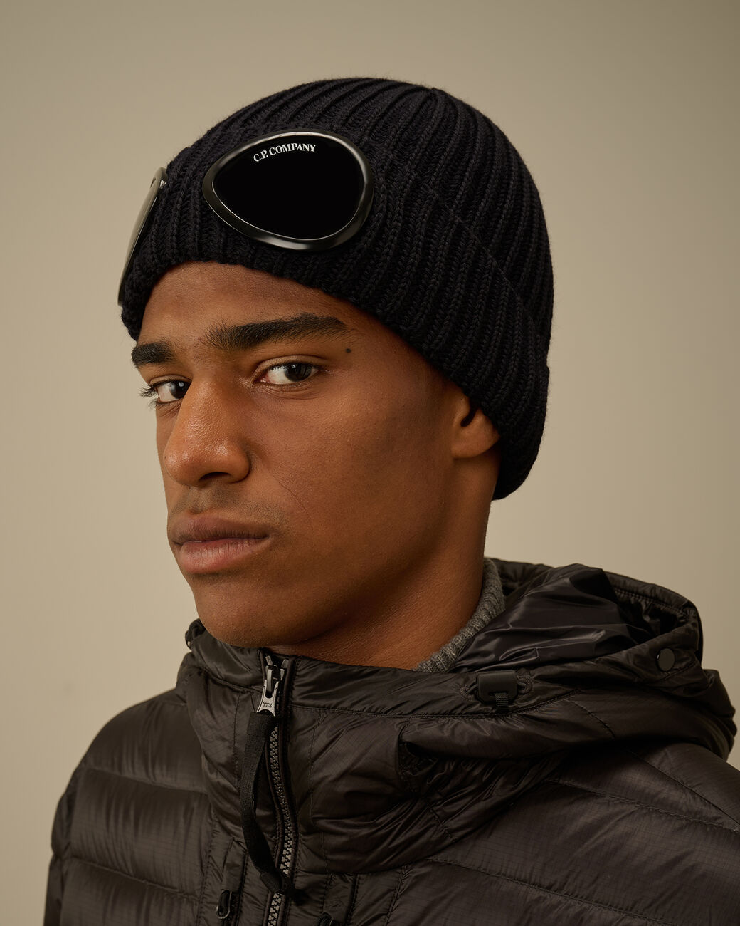 Bonnet C.P. Company Lunette Noir - Goggle