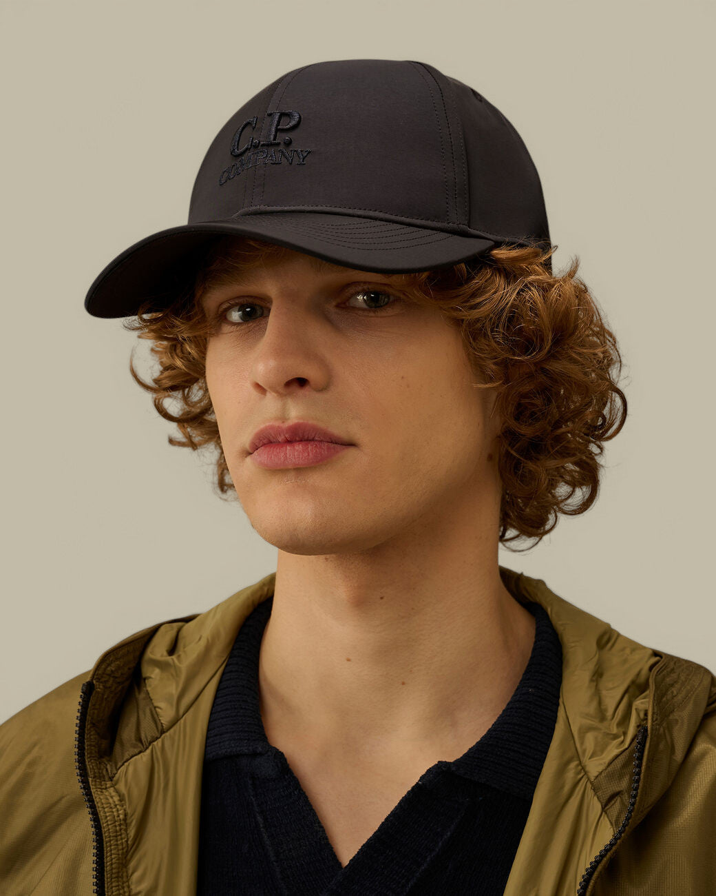Casquette C.P. Company Noir - Chrome-R C.P. Company