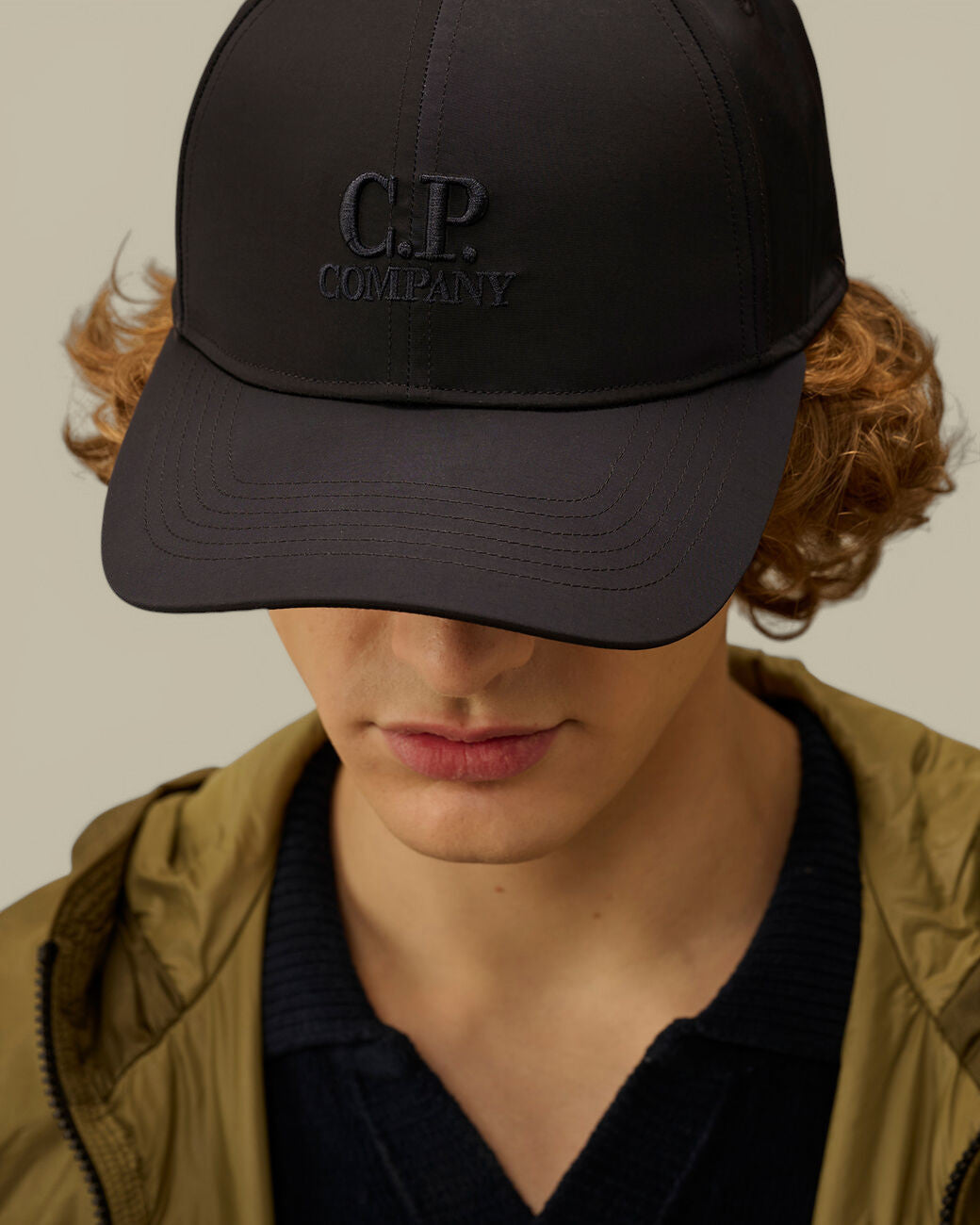 Casquette C.P. Company Noir - Chrome-R C.P. Company