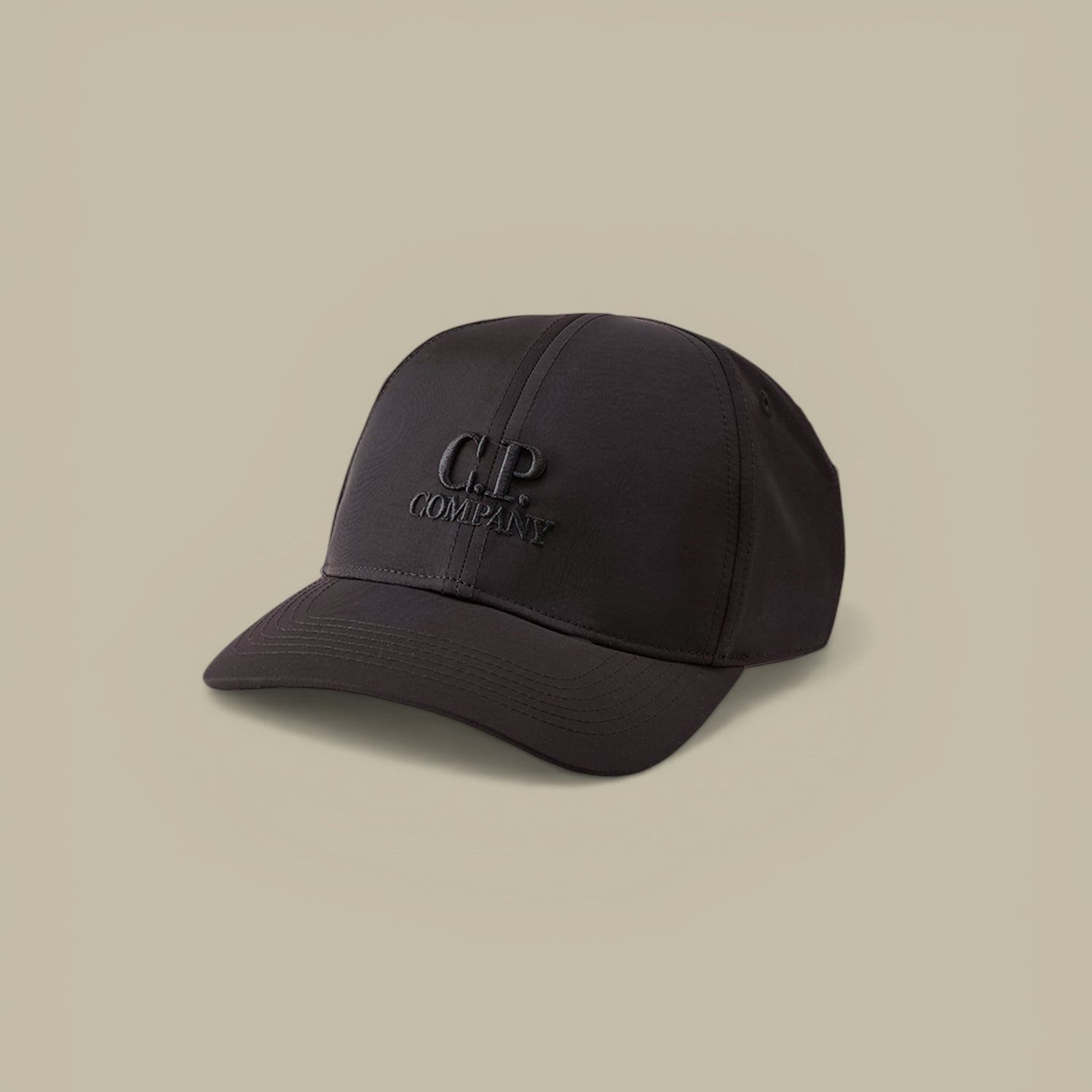 Casquette C.P. Company Noir - Chrome-R C.P. Company