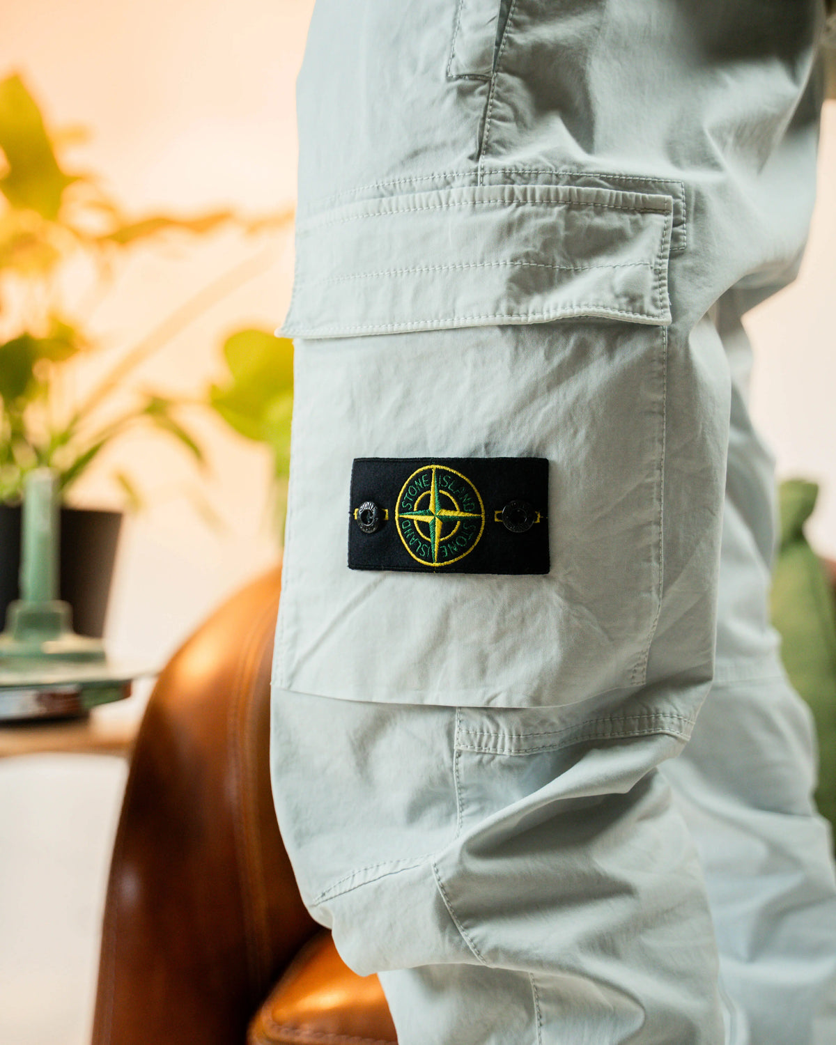 Cargo Stone Island - Bleu Ciel Stone Island