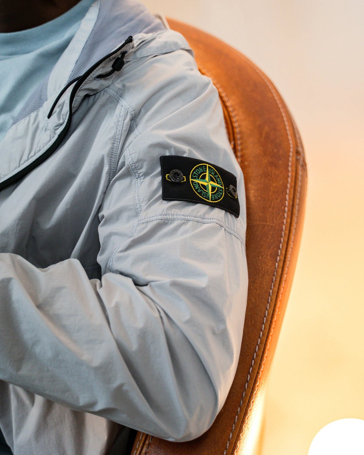 Veste à Capuche Stone Island Gris - Nylon Ultralight Stone Island
