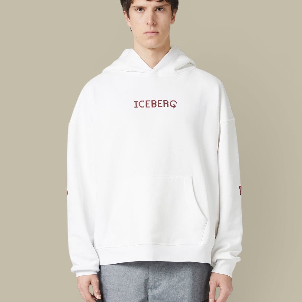 Sweat à Capuche - Iceberg - Blanc iceberg